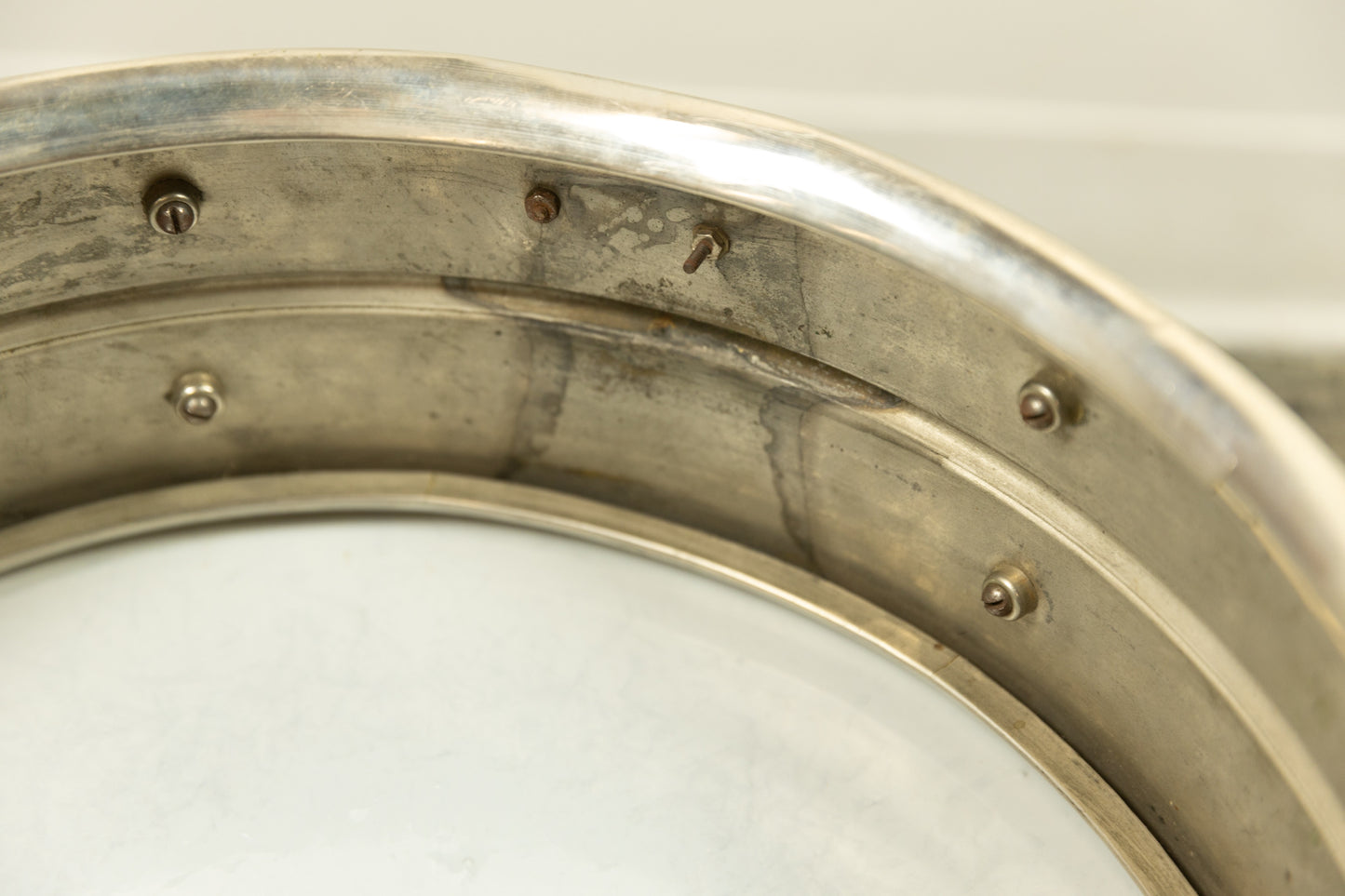 1920s Ludwig 5x14 Nickel Over Brass "All Round" Snare Drum