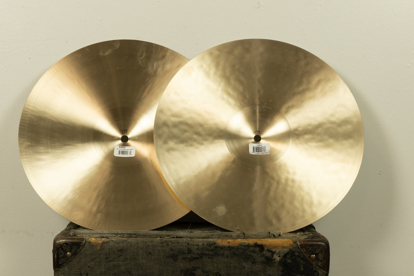 Zildjian 15" K Light Hi Hat Cymbals 1319g 1077g
