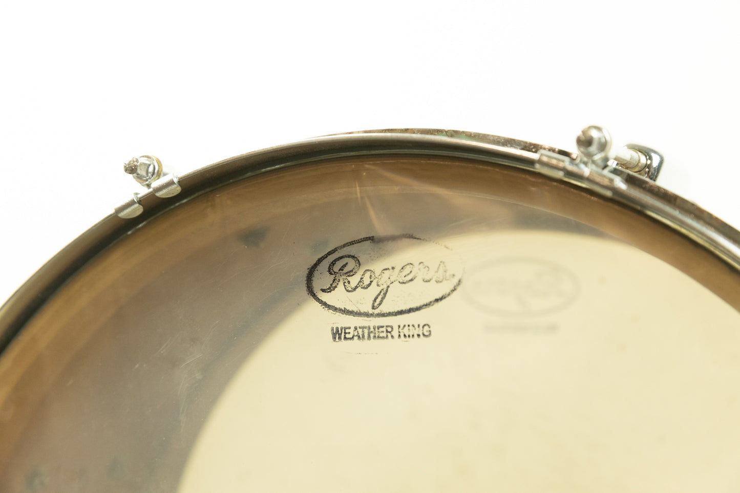 1950s Rogers 6.5x14 Monitor Natural Mahogany Snare Drum