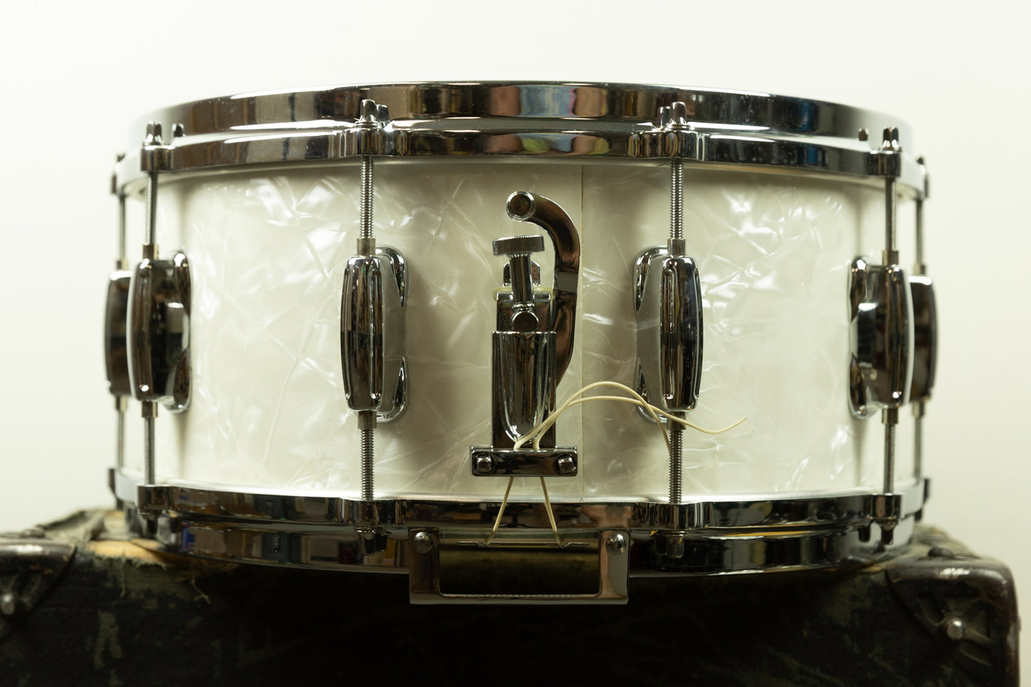 Slingerland Conway 6.5x14 White Marine Pearl Radio King Snare Drum