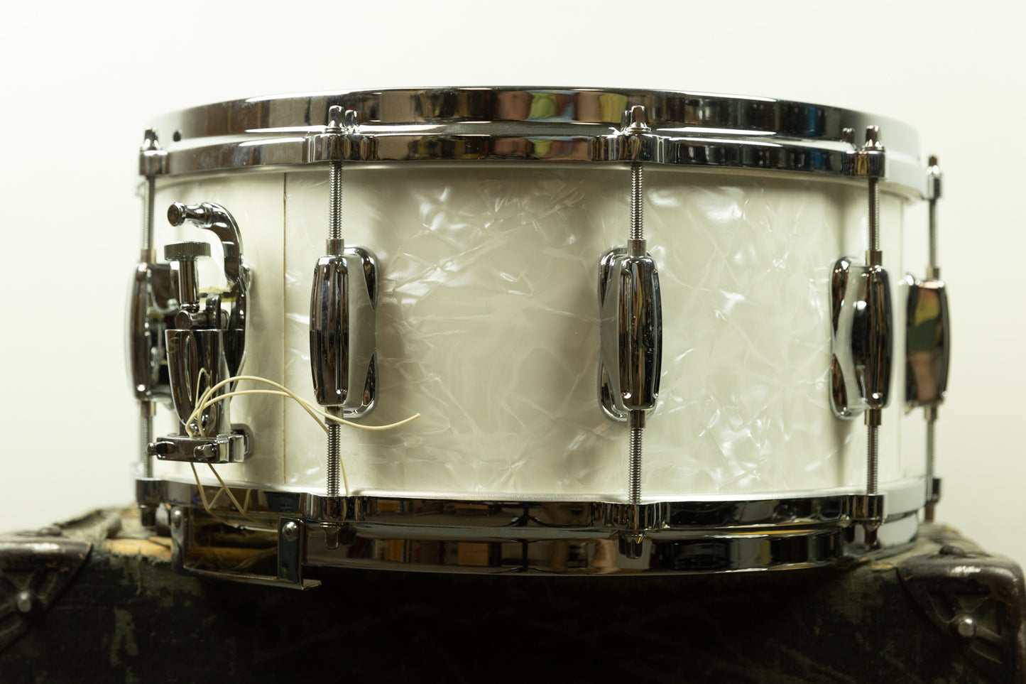 Slingerland Conway 6.5x14 White Marine Pearl Radio King Snare Drum