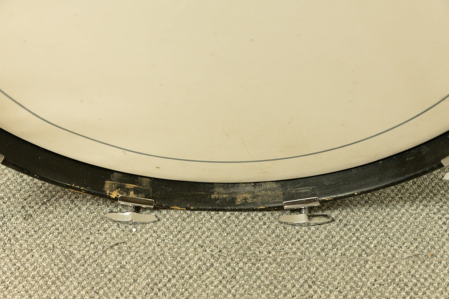 1970s Slingerland Chrome Over Wood 14x22 9x13 and 16x16 Drum Set