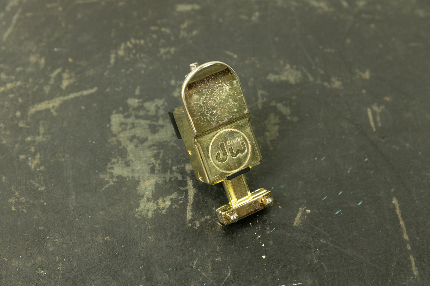 1990s DW Gold Plated Snare Drum Throw-Off