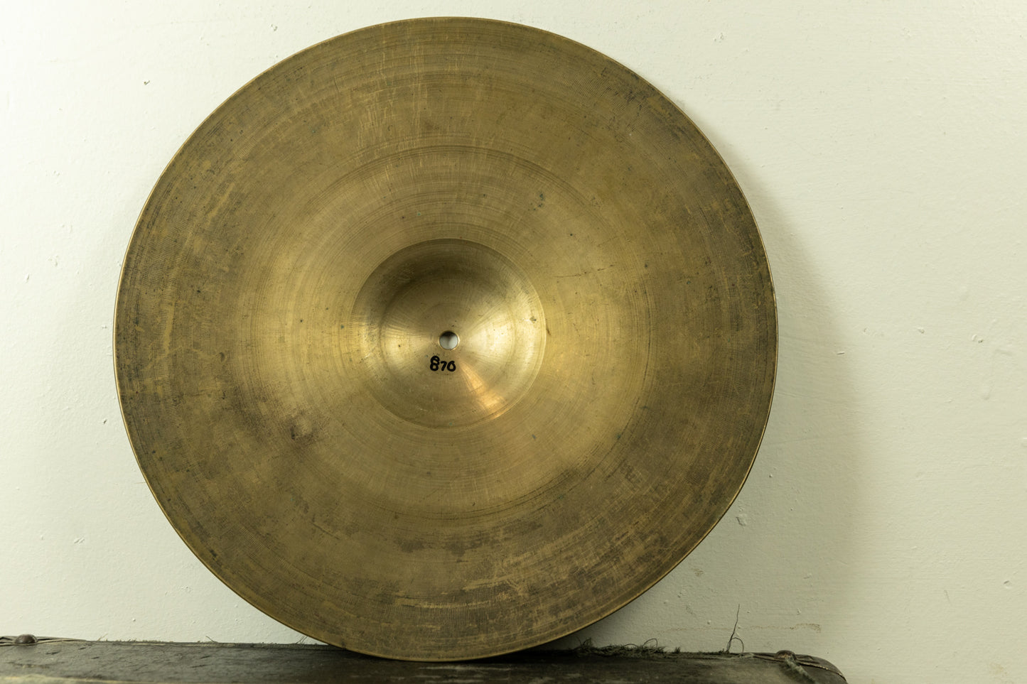 Vintage 14" Italian Hi Hat Cymbal 870g