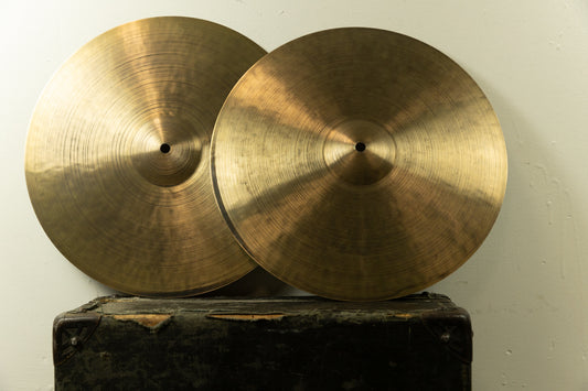 Leon 15" Modern Vintage Constantinople Hi Hat Cymbals 850g 930g