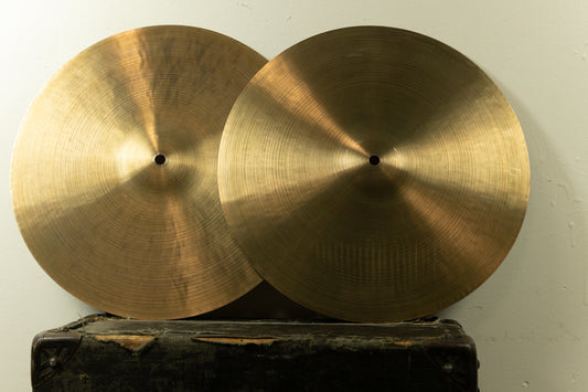 Leon 15" Modern Vintage A Hi Hat Cymbals 1000g 1235g