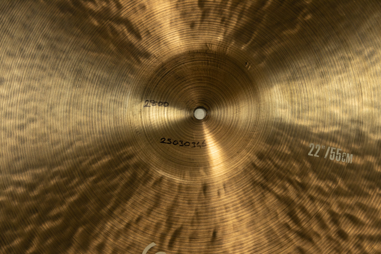 Leon 22" Modern Vintage Swing With Taper Ride Cymbal 2800g
