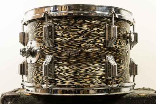 1960s Rogers 8x12 Black Onyx Pearl Tom