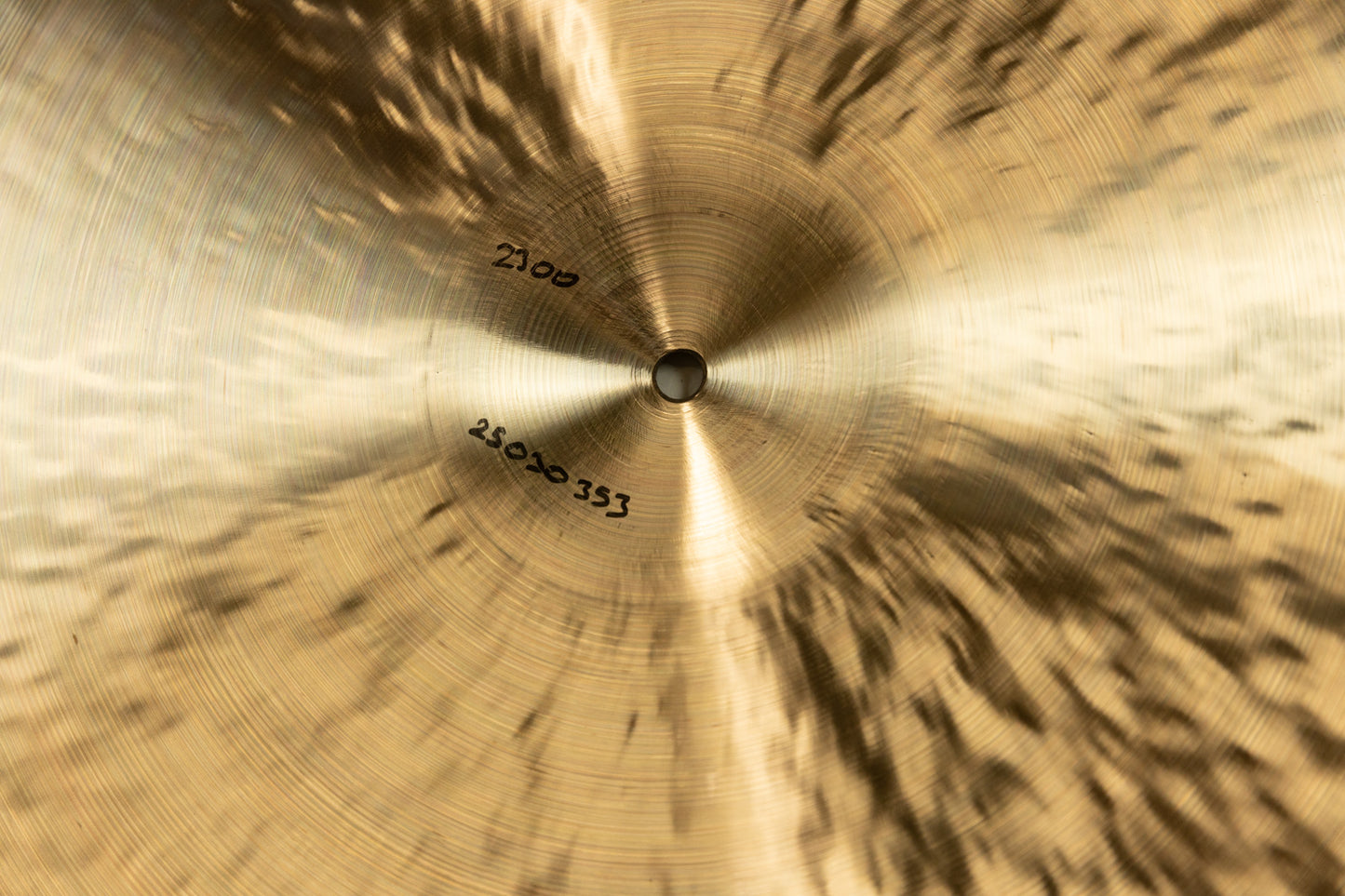 Leon 22" Ride Dark Half Raw Omega Bell Ride Cymbal 2300g