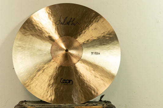 Leon 21" Ride Flat Bell Classic Ride Cymbal 2240g