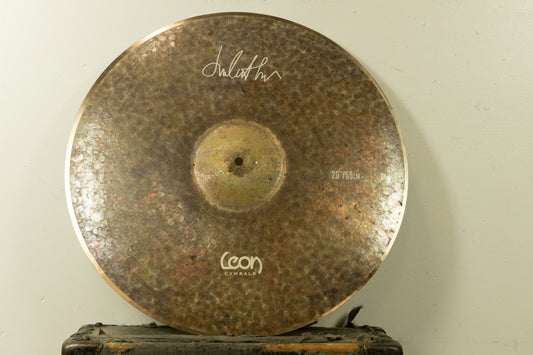 Leon 20" Dark Medium Thin Half Raw Crash Cymbal 1820g