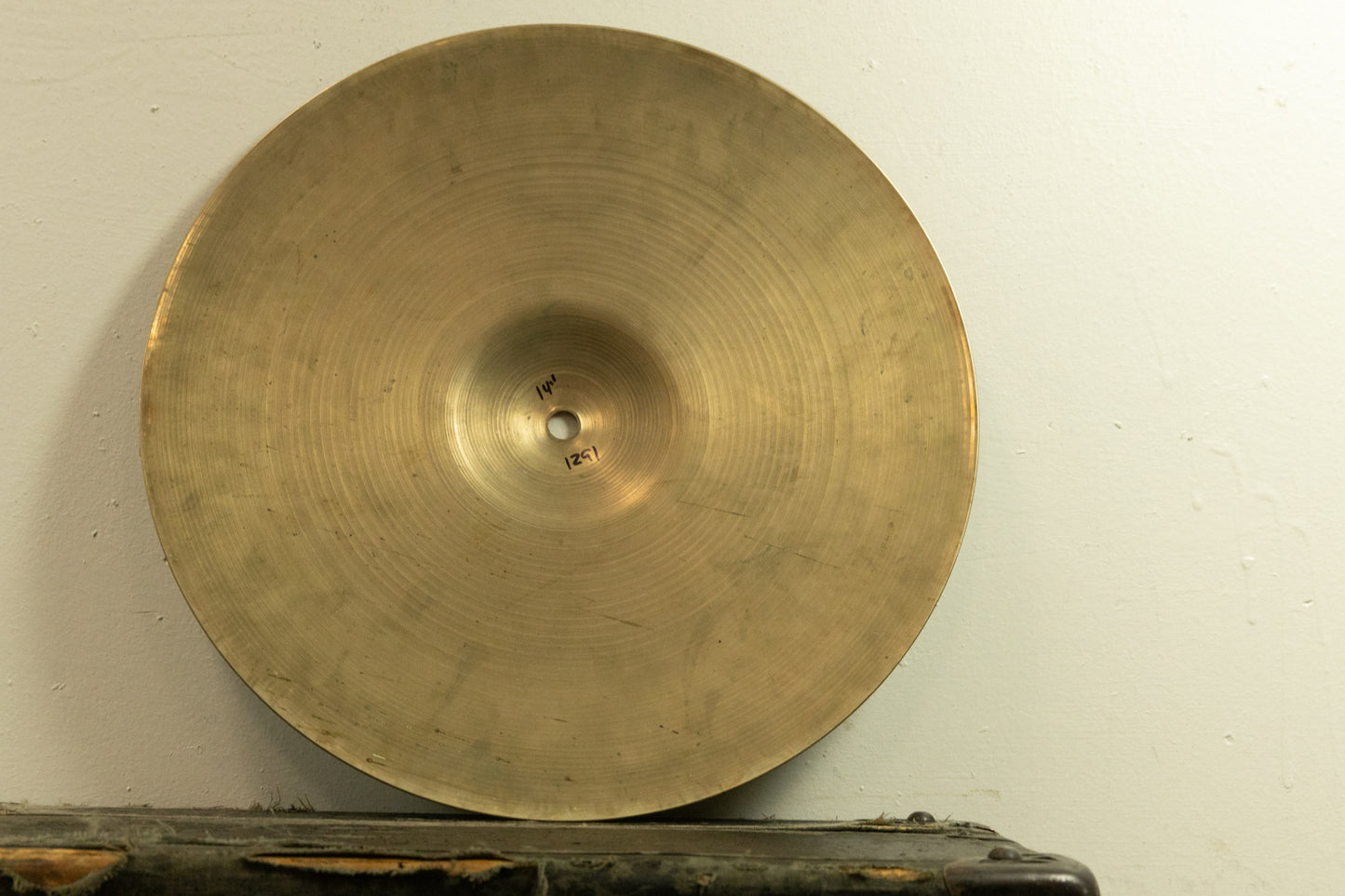 1960s Zildjian 14" New Beat Bottom Hi Hat Cymbal 1291g