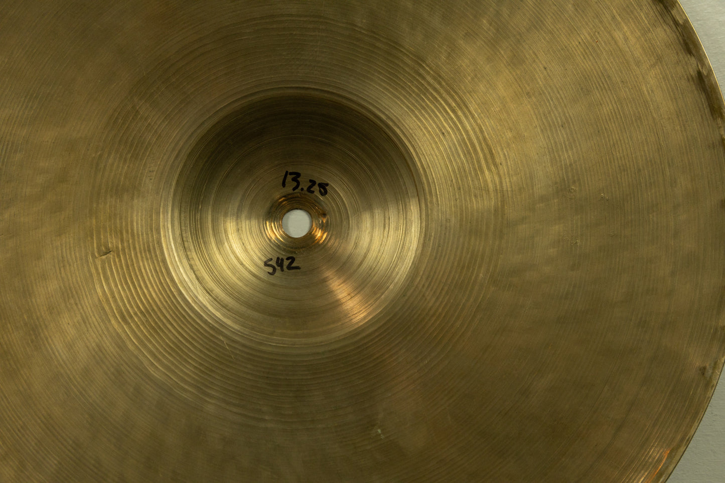 Vintage Zildjian A 13.25 Trans Stamp Paper Thin Hi Hat Cymbals 542g 561g