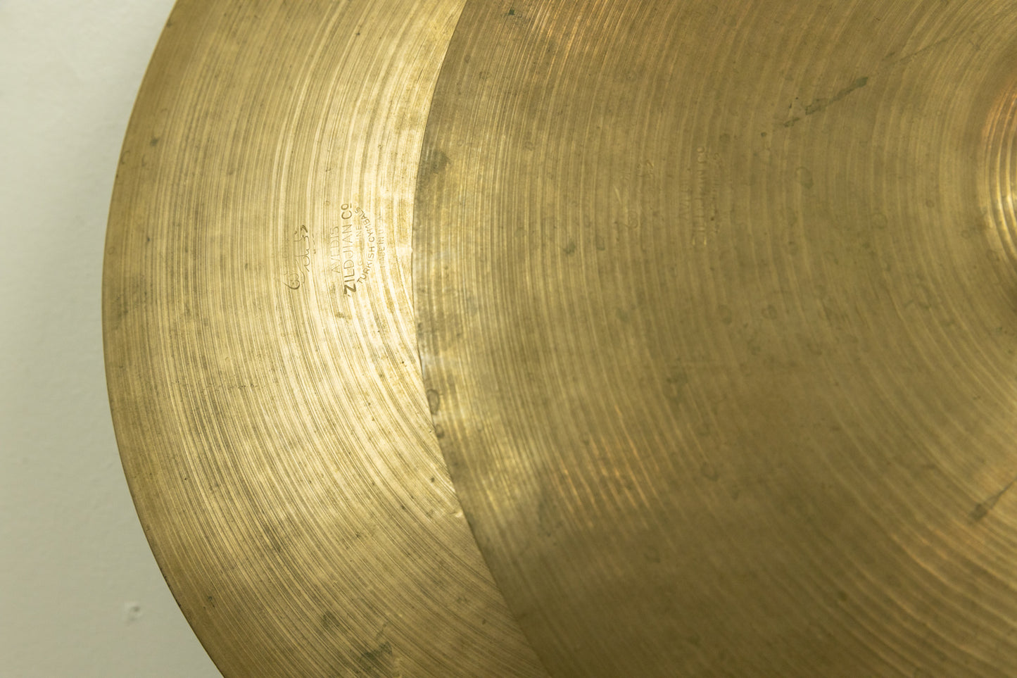 Vintage Zildjian A 13.25 Trans Stamp Paper Thin Hi Hat Cymbals 542g 561g