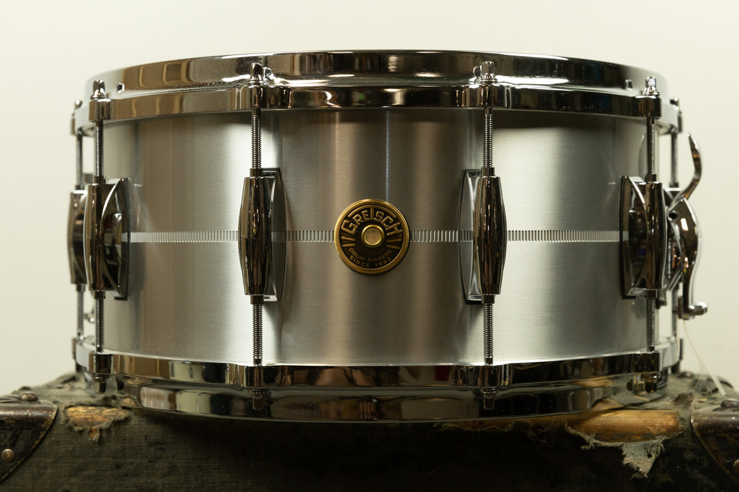 Gretsch USA Custom 6.5x14 Solid Aluminum Snare Drum