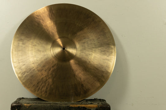 Leon 21" Ride Modern Vintage Cons High Bell Ride Cymbal 2420g