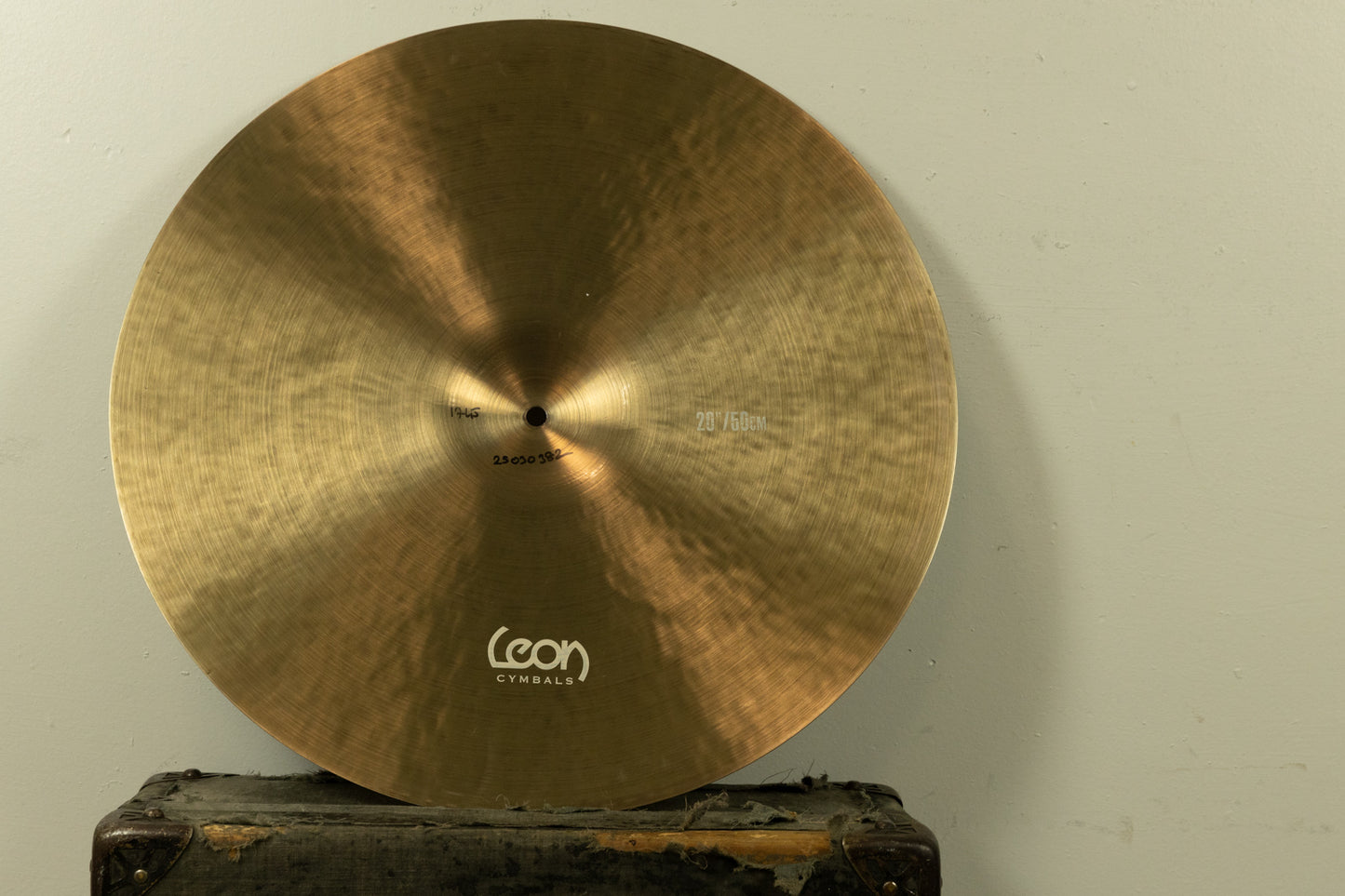 Leon 20" Crash Ride Vintage A Medium Bell Patina Crash Ride Cymbal 1745g