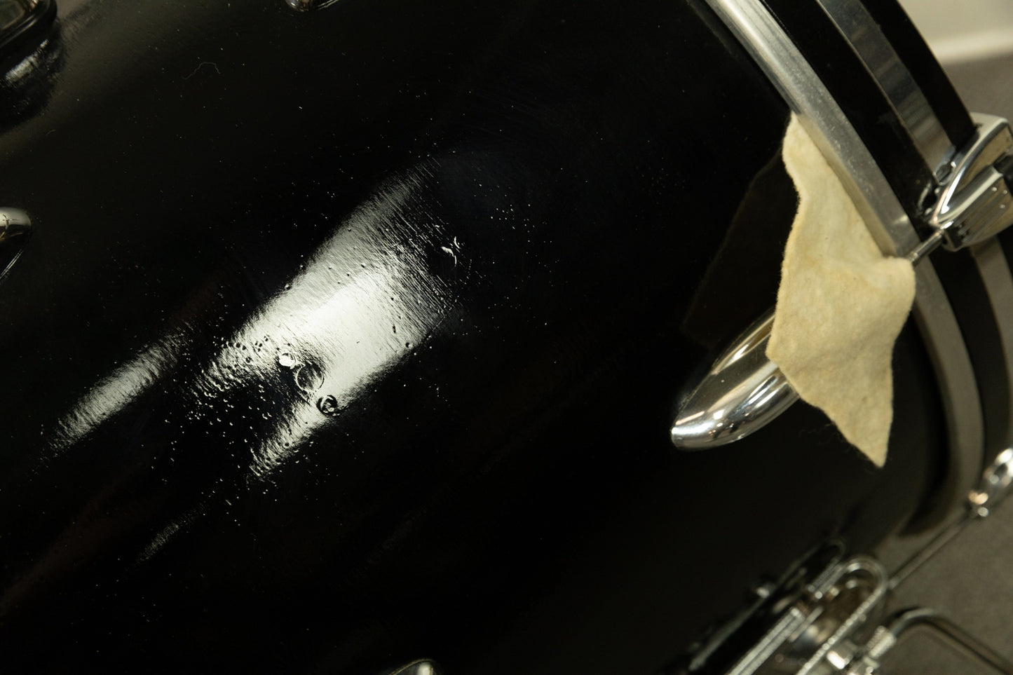 1970s Slingerland Black Lacquer "Modern Jazz" Drum Set