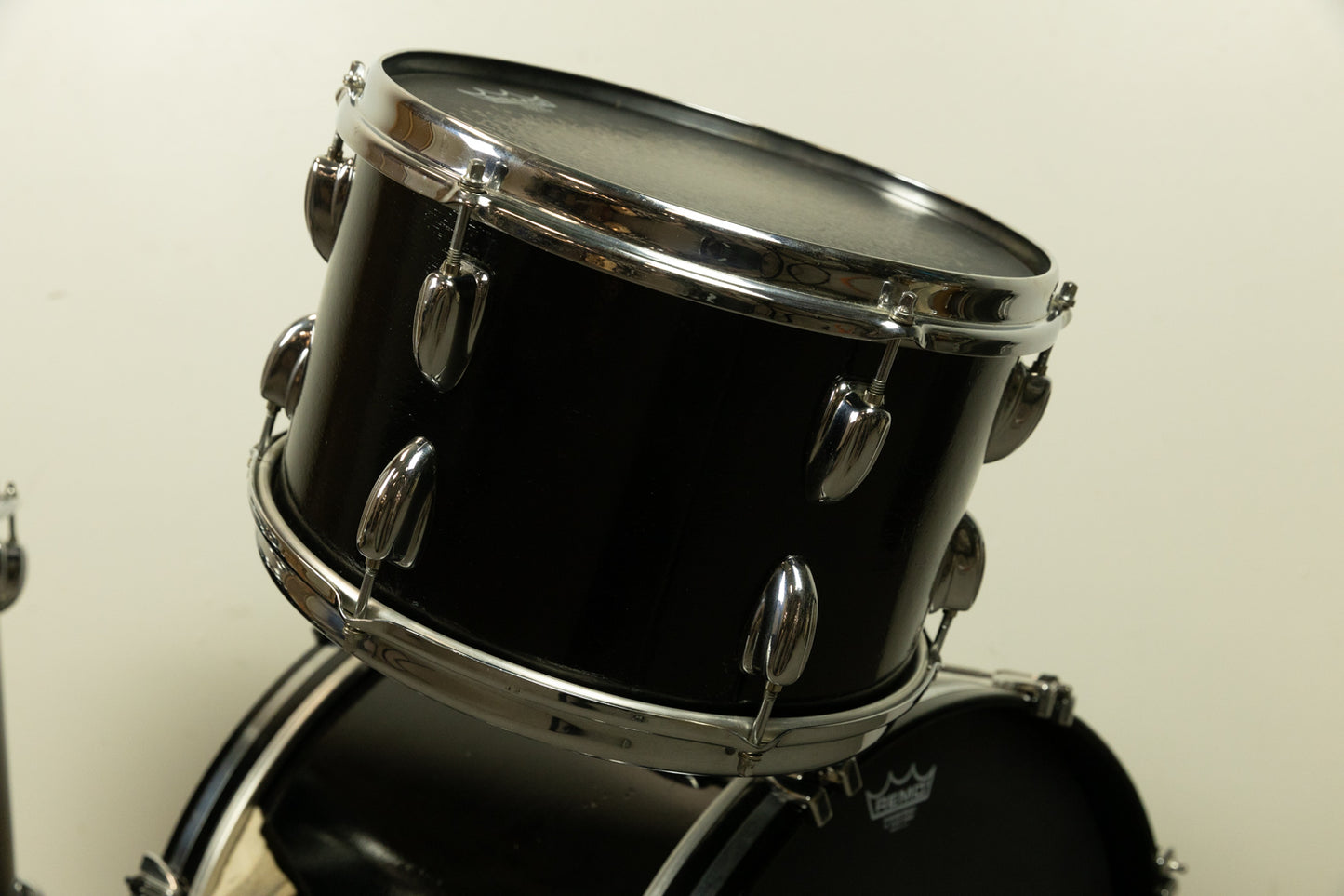 1970s Slingerland Black Lacquer "Modern Jazz" Drum Set