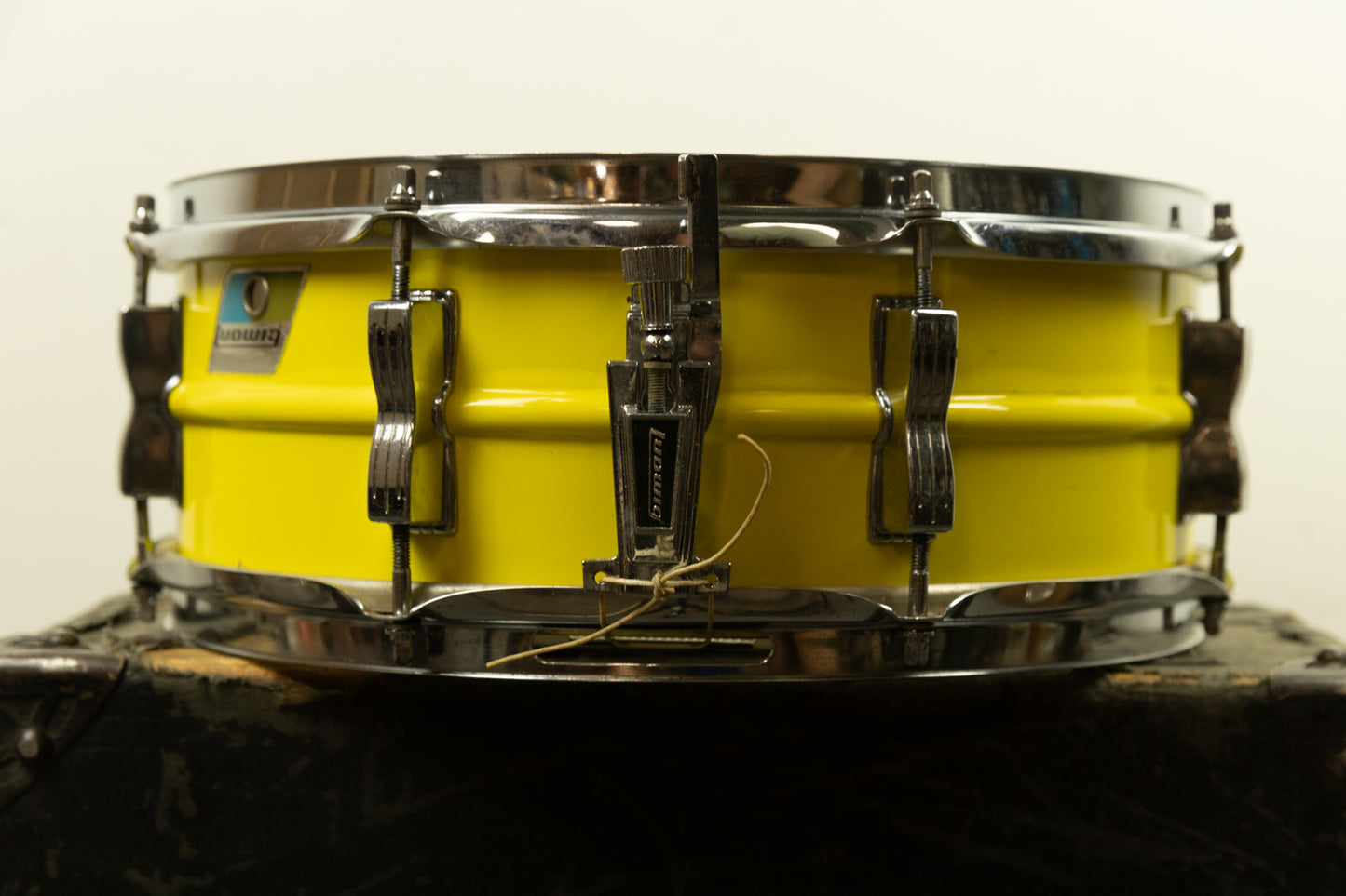 1970s Ludwig 5x14 "Banana Yellow" Acrolite Snare Drum
