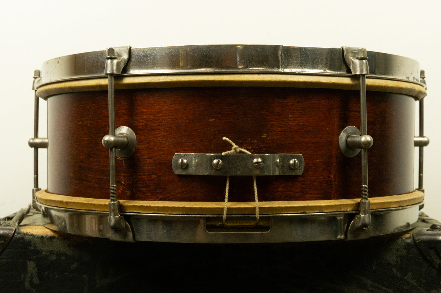 Vintage Kent 5x14 Natural Mahogany Snare Drum