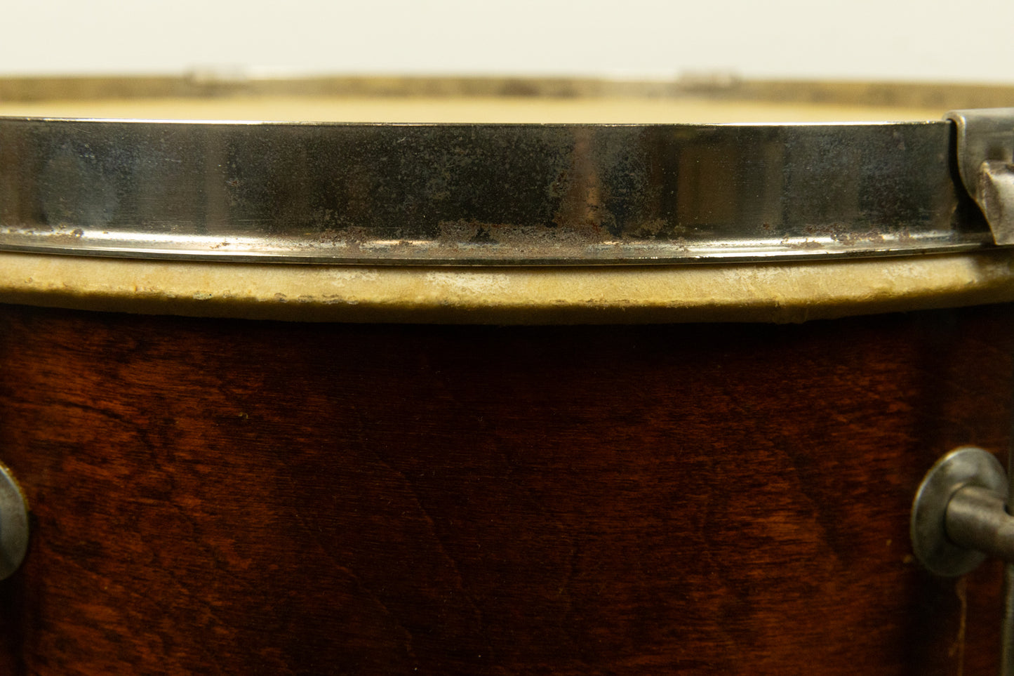 Vintage Kent 5x14 Natural Mahogany Snare Drum