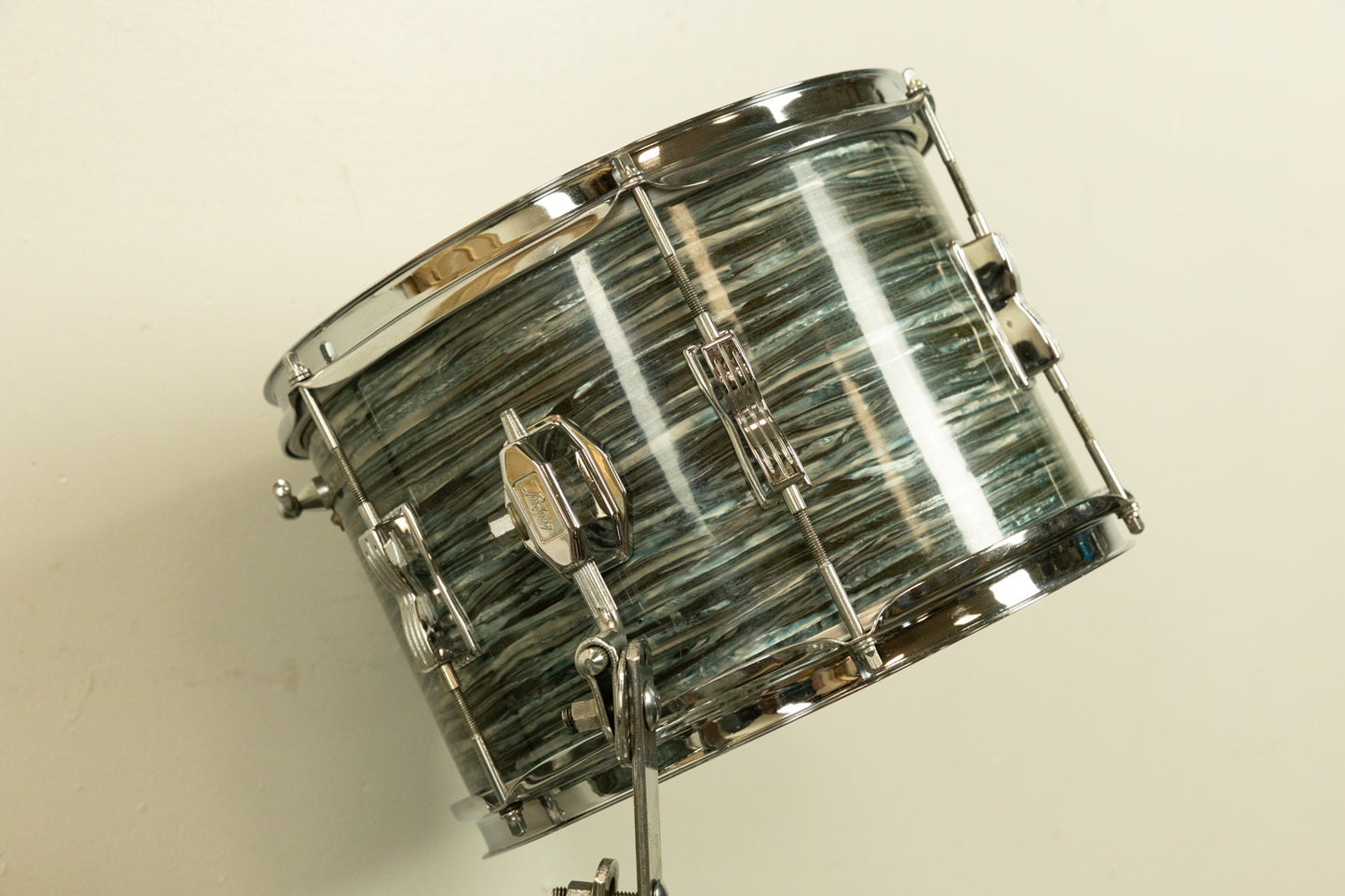 1967 Ludwig Oyster Blue Pearl Club Date Drum Set