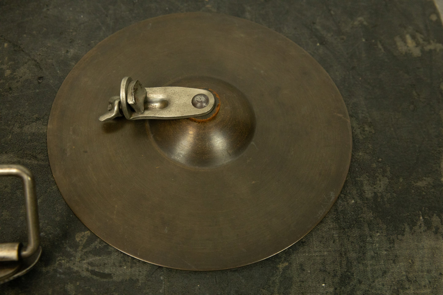 1900s Cymbal Striker Pedal w/ Cymbal Attachment