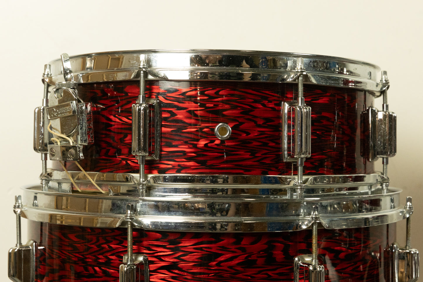 1960s Rogers Headliner Red Onyx Pearl Drum Set