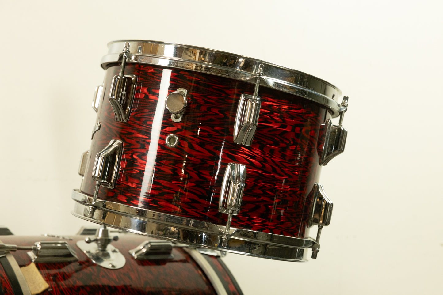 1960s Rogers Headliner Red Onyx Pearl Drum Set