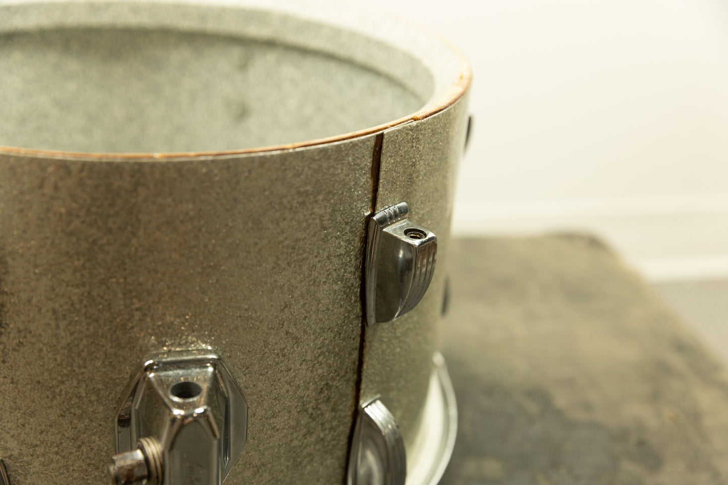1970s Ludwig 8x12 Silver Sparkle Tom