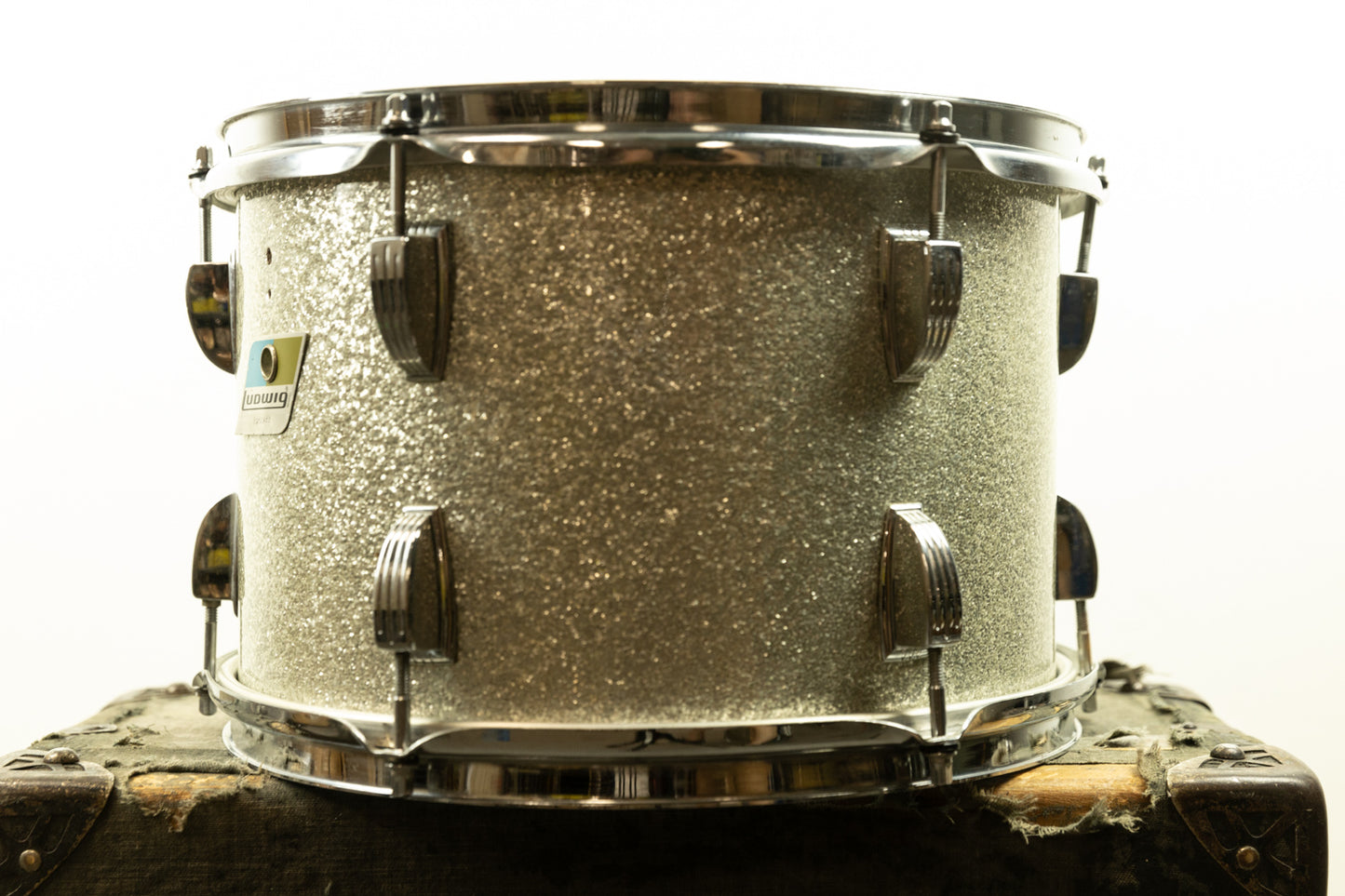 1970s Ludwig 8x12 Silver Sparkle Tom