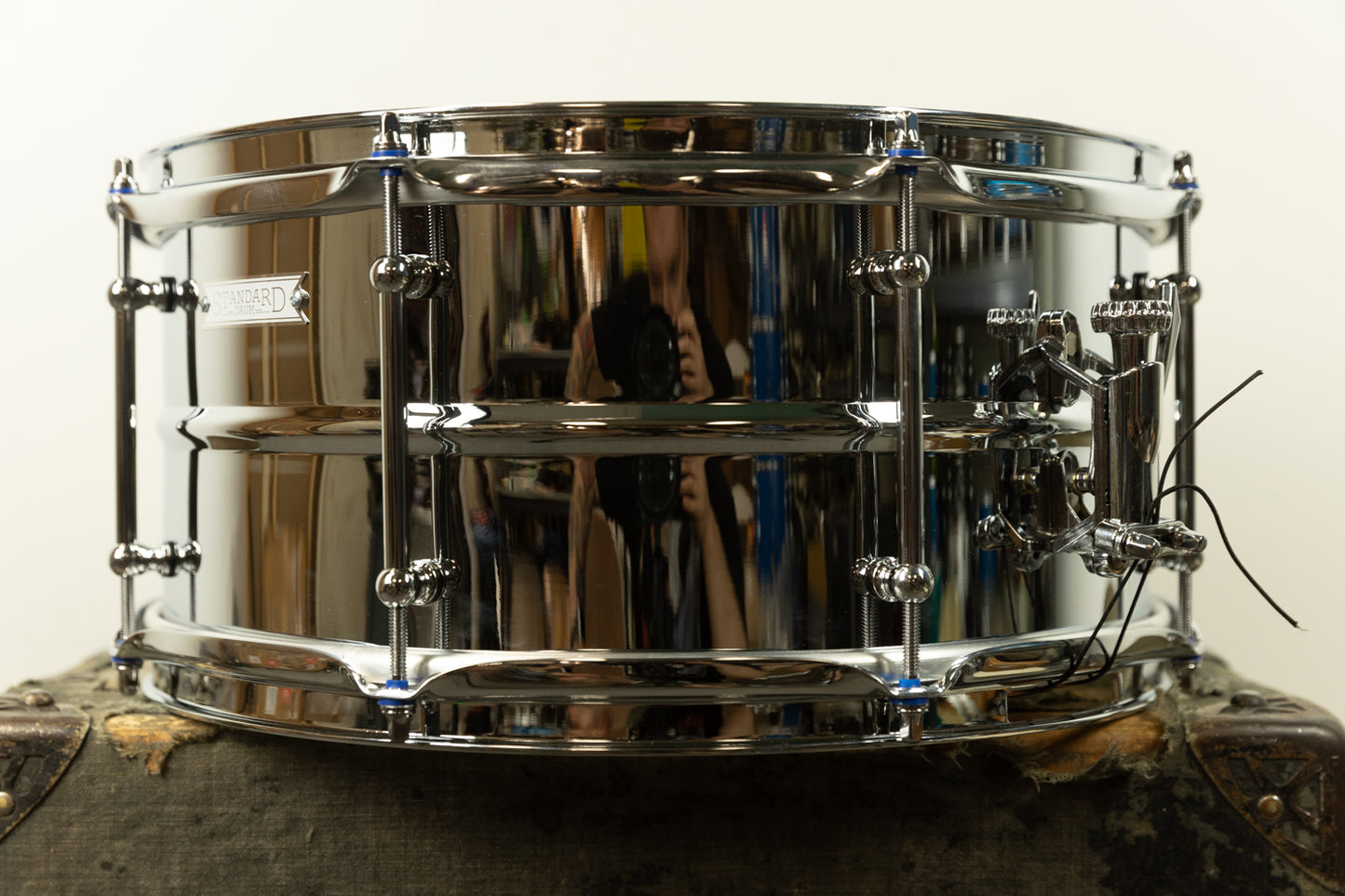 Standard Drum Co. 6.5x14 Regular Bead Chrome Over Brass Snare Drum