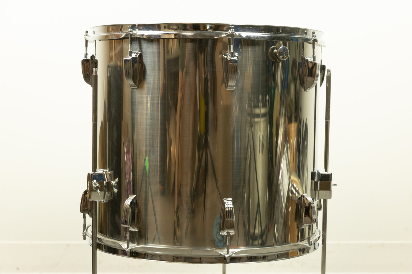1970s Ludwig 16x18" Stainless Steel Floor Tom