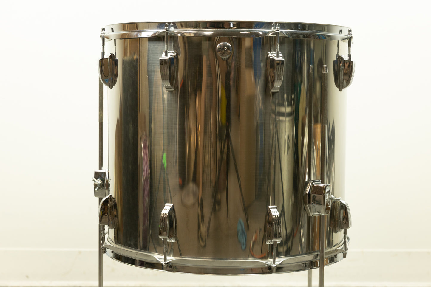 1970s Ludwig 16x18" Stainless Steel Floor Tom