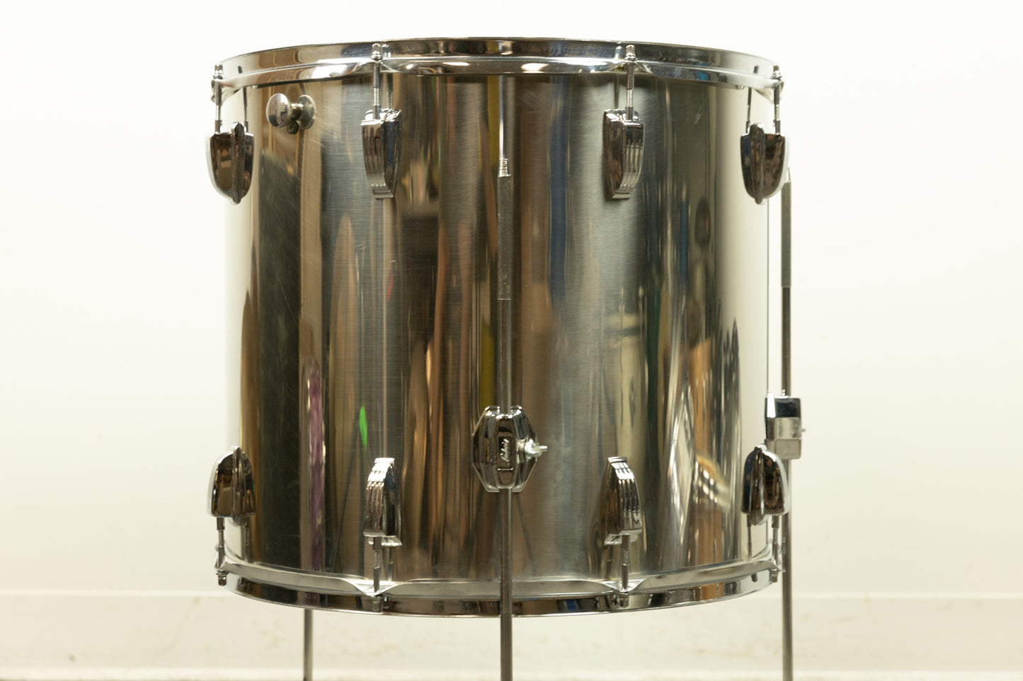 1970s Ludwig 16x18" Stainless Steel Floor Tom