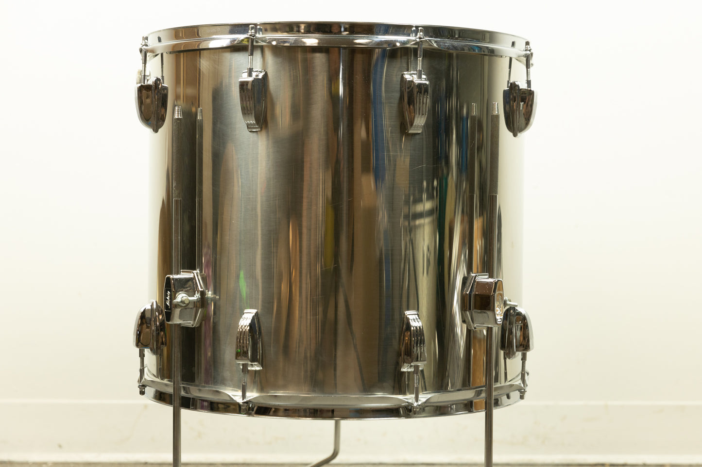 1970s Ludwig 16x18" Stainless Steel Floor Tom