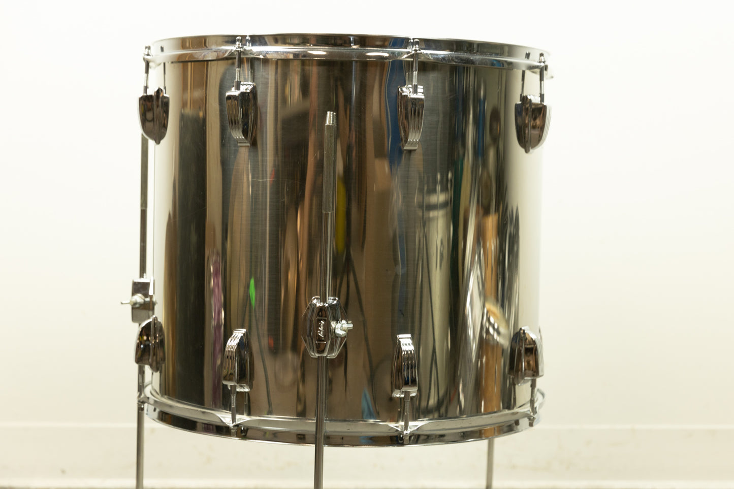 1970s Ludwig 16x18" Stainless Steel Floor Tom