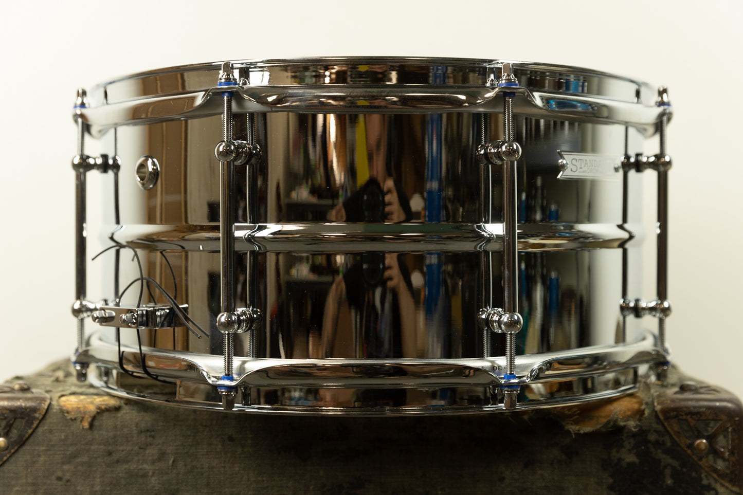 Standard Drum Co. 6.5x14 Regular Bead Chrome Over Brass Snare Drum