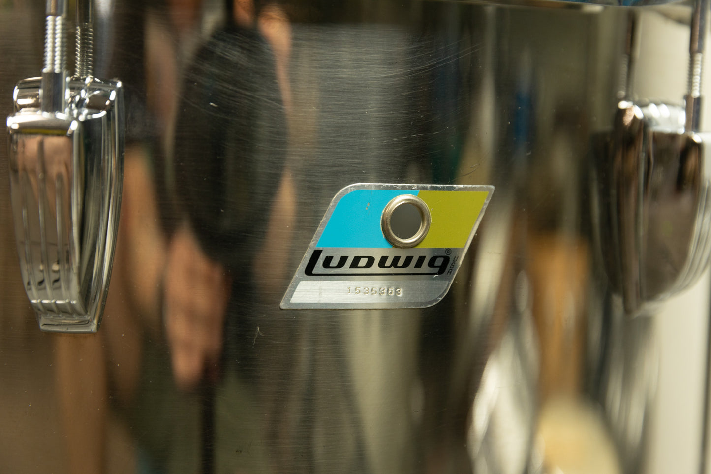 1970s Ludwig 16x18" Stainless Steel Floor Tom