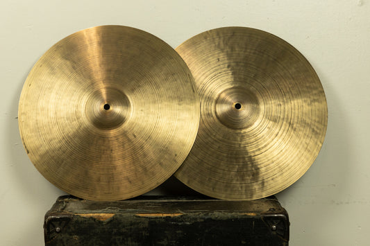 Leon 15" Modern Vintage Constantinople Hi Hat Cymbals 1000g 1145g