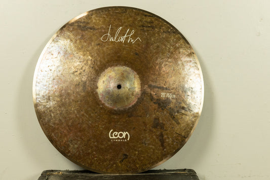 Leon 20" Dark Full Raw Small Bell Crash Ride Cymbal 1560g