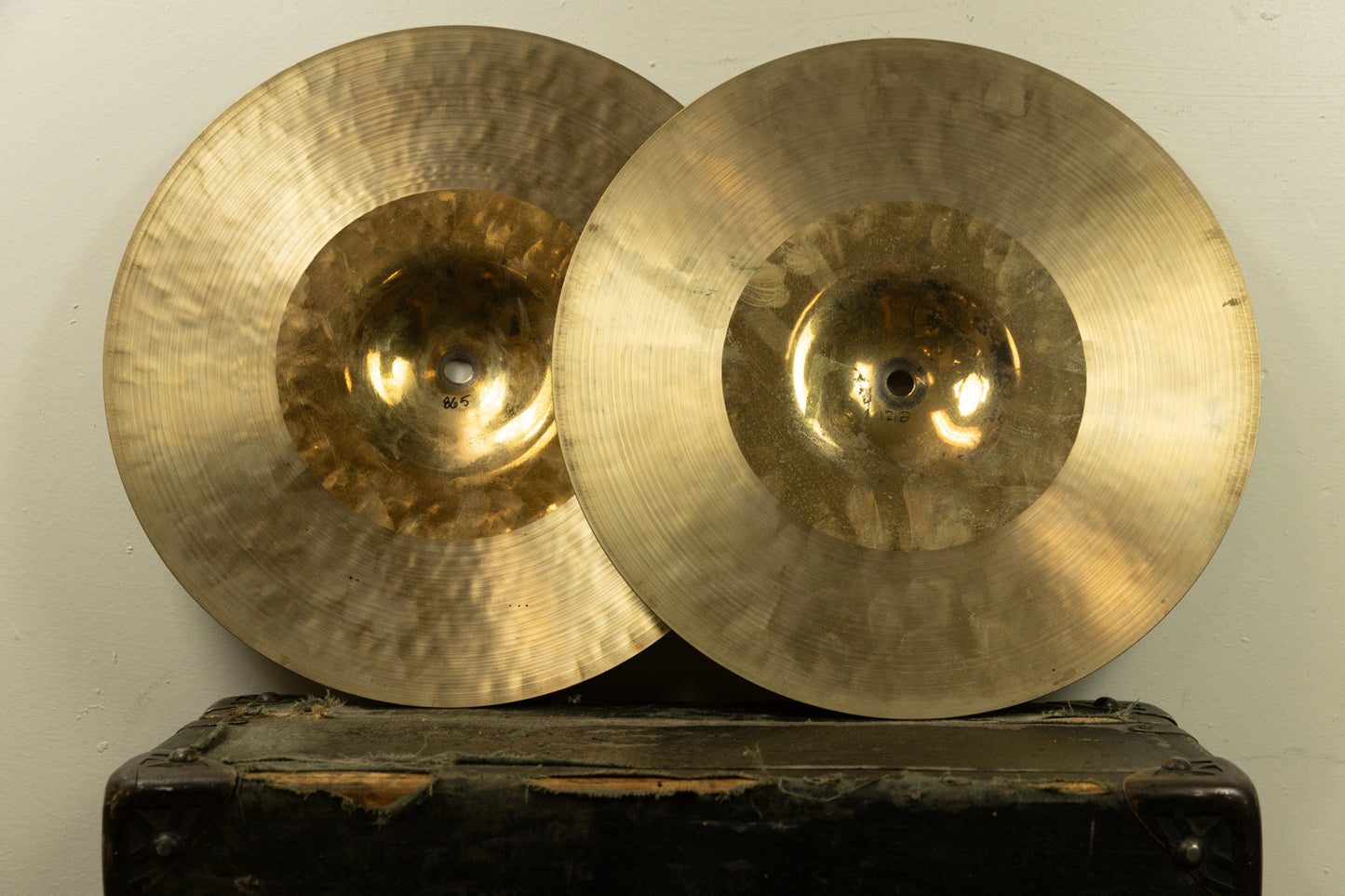 Zildjian 13.25 " K Custom Hybrid Hi Hat Cymbals 865g 1212g