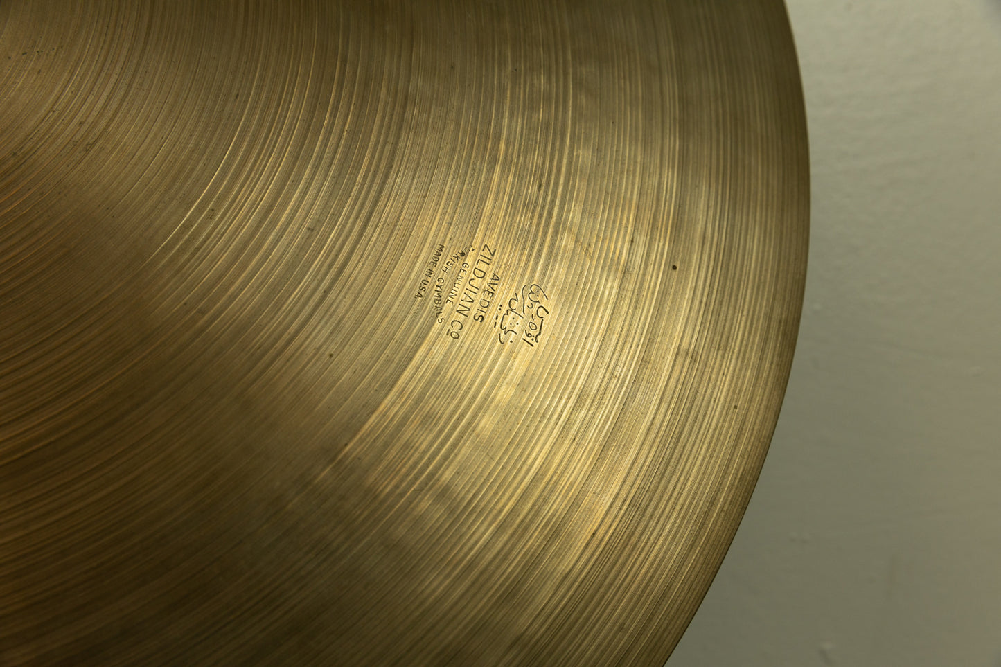 1960s Zildjian A 20" Mini Cup Ride Cymbal 2557g