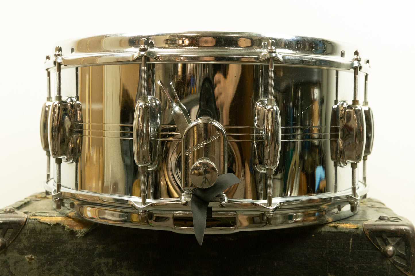 1970s Slingerland 6.5x14 Gene Krupa Sound King Snare Drum