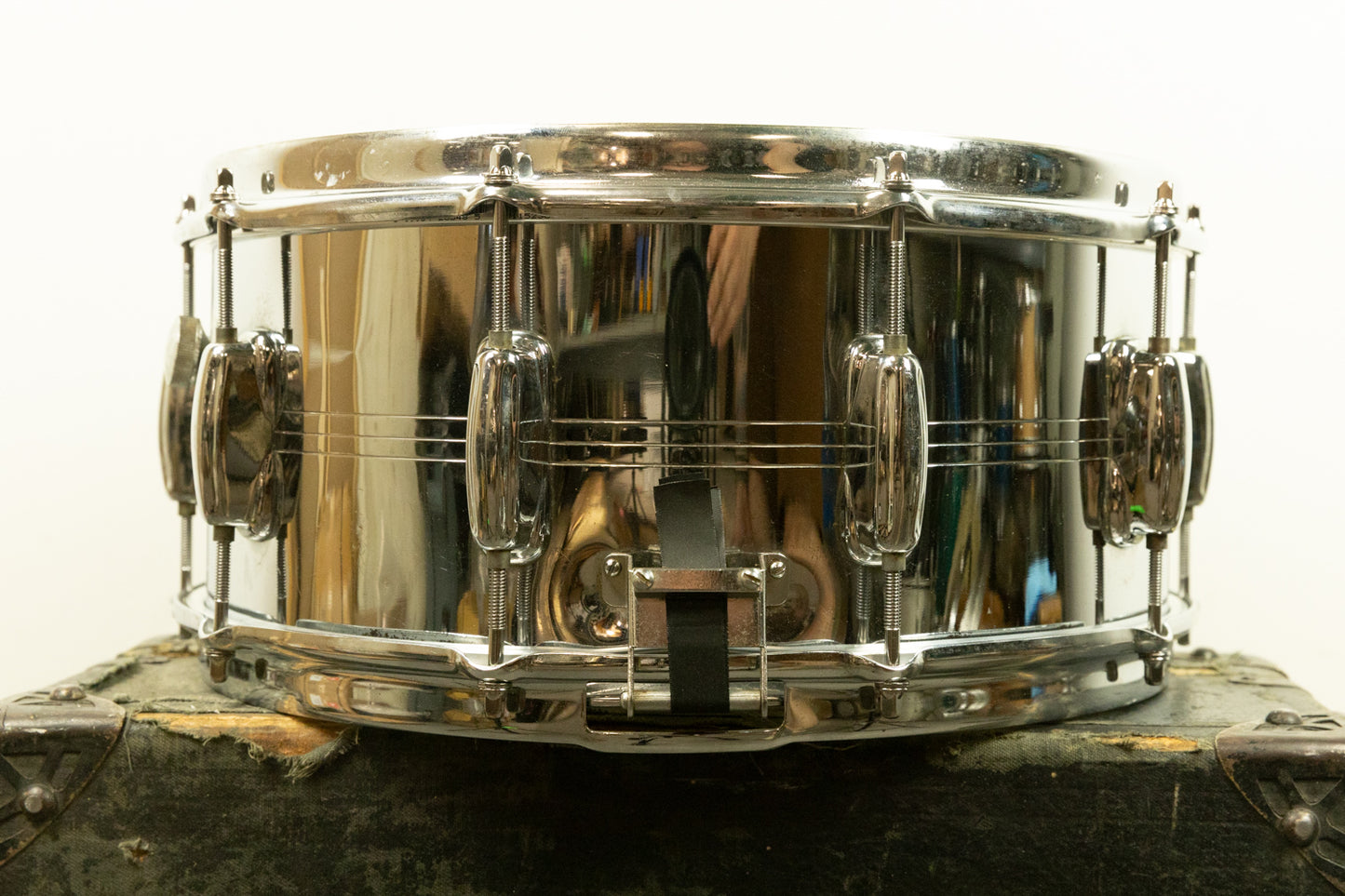 1970s Slingerland 6.5x14 Gene Krupa Sound King Snare Drum