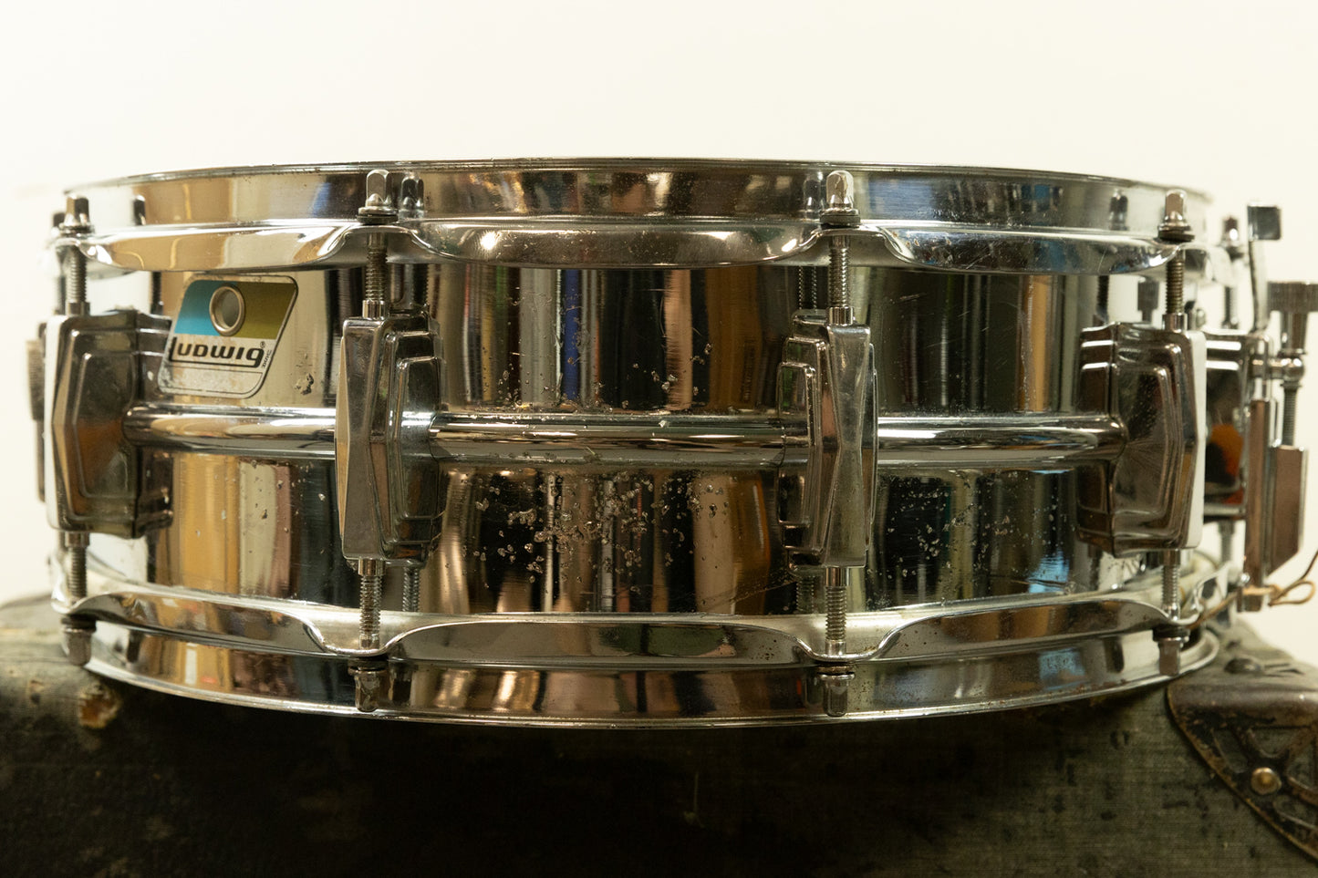 1980s Ludwig 5x14 LM400 Supraphonic Snare Drum