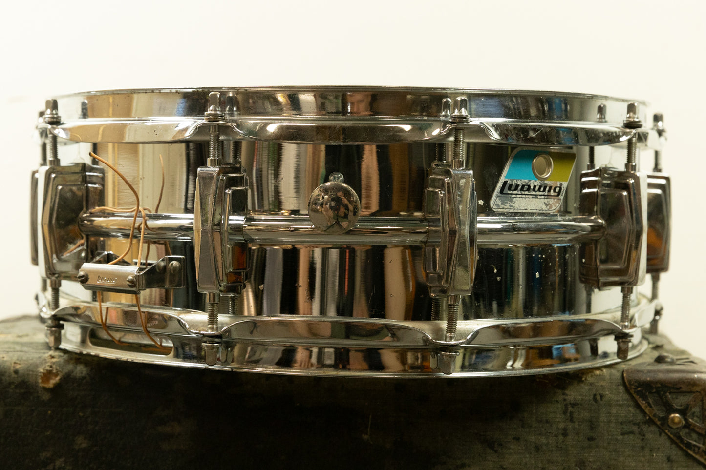 1980s Ludwig 5x14 LM400 Supraphonic Snare Drum
