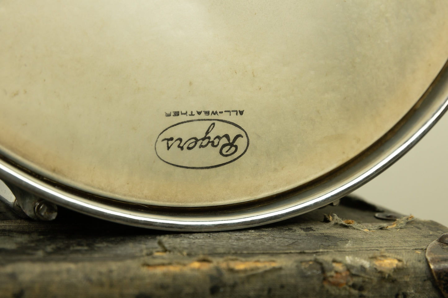 1959 Rogers 5x14 "Pirate Badge" Sparkling Blue Pearl Holiday Snare Drum