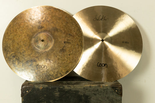 Leon 16" Hybrid Crisp Hi Hat Cymbals 1100g 1235g